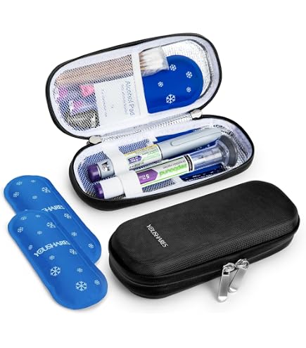 Amazon.com: YOUSHARES GLP-1 Cooler Travel Case for 2 Zepbound
